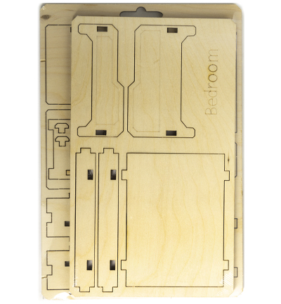 8603-17 - Stafil - Puzzle en bois 3D Chambre - 