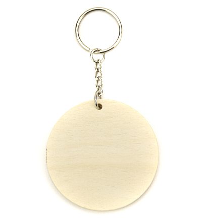 8630-95 - Stafil - Porte clé rond en bois - 