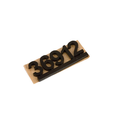 15mm Bl.Arabic qu - Kippers - 4 Chiffres autocollants, arabic noir, 15mm - Chiffres