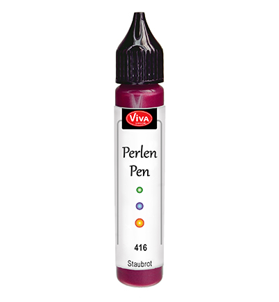 116241601 - ViVa Decor - Staubrot/ rouge violet - Perlen Pen