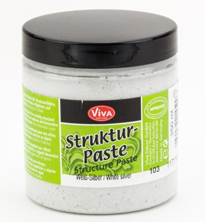 1171.103.50 - ViVa Decor - Weiss-Silber - Pâtes structure