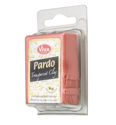 310030660 - ViVa Decor - Transparent Clay, Orange Transparent - Pardo Clay Transparant