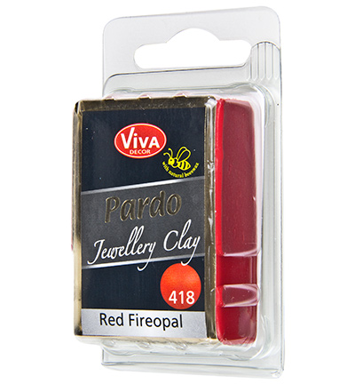 310041860 - ViVa Decor - Polymer Clay, Roter Feueropal - Pardo Jewelry Clay