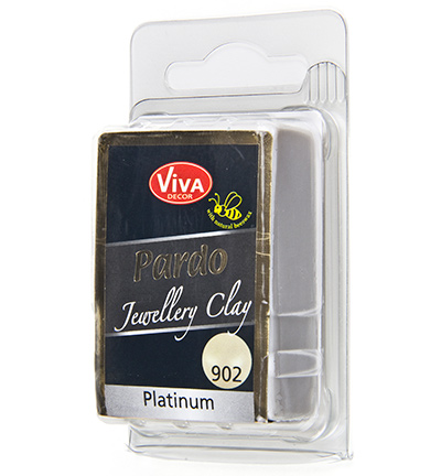 310090260 - ViVa Decor - Polymer Clay, Platin - Pardo Jewelry Clay Metallic