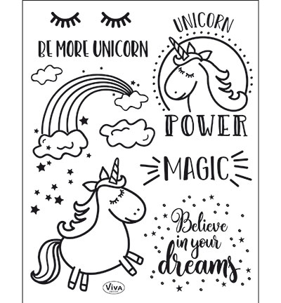 400316500 - ViVa Decor - Unicorn Power - Tampons clear & silicone