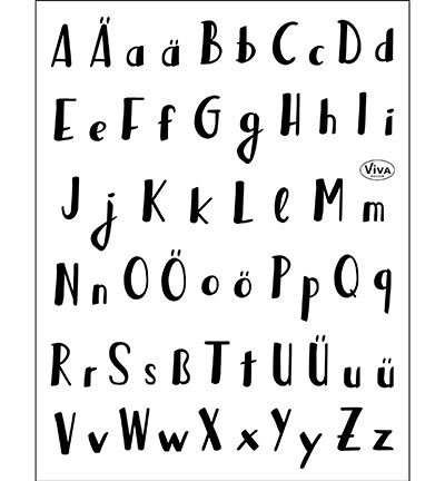 400317100 - ViVa Decor - Lettering Alphabet - Alphabet, chiffres