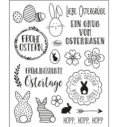 4003.210.00 - ViVa Decor - Frohe Ostern - Printemps, Pâques
