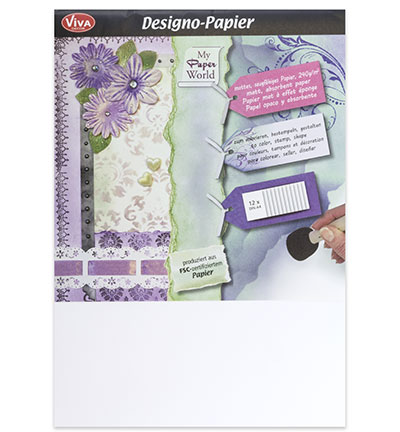 400500500 - ViVa Decor - Designo-Papier, 12 sheets / A4 - Papier 400500500 - ViVa Decor - Designo-Papier, 12 sheets / A4 - Papier