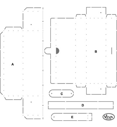 4008.017.00 - ViVa Decor - Boite à outil - Pochoirs Boites Cadeaux