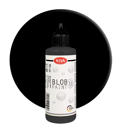 131980010 - ViVa Decor - Blob Paint, Schwarz - Blob Paint 90 ml