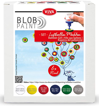 800199000 - ViVa Decor - Blob Paint FarbSet Luftballon-Mädchen - 