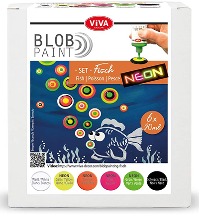 800199200 - ViVa Decor - Blob Paint FarbSet Fisch - 