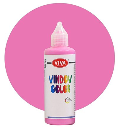 126350112 - ViVa Decor - Pink/ rose - Window Color 90 ml