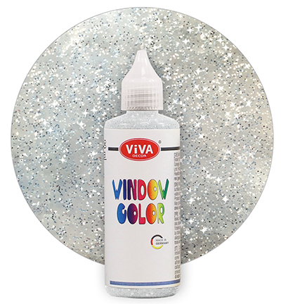 126391112 - ViVa Decor - Glitter Silber/argent pailleté - Window Color 90 ml