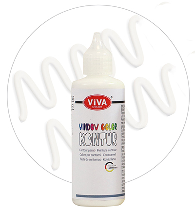 126310312 - ViVa Decor - Contour Weiss/ blanc - Window Color Contour