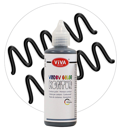 126380112 - ViVa Decor - Contour Schwarz/noir - Window Color Contour
