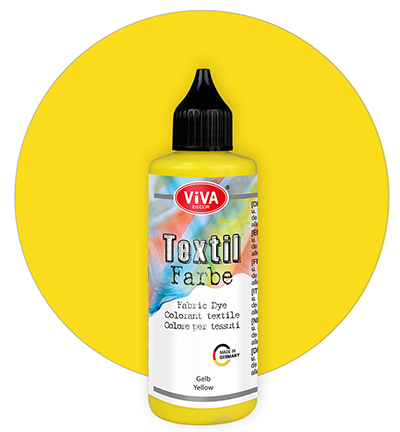133020010 - ViVa Decor - Gelb /jaune - Peinture textile 90 ml