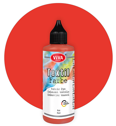 133040010 - ViVa Decor - Rot / rouge - Peinture textile 90 ml