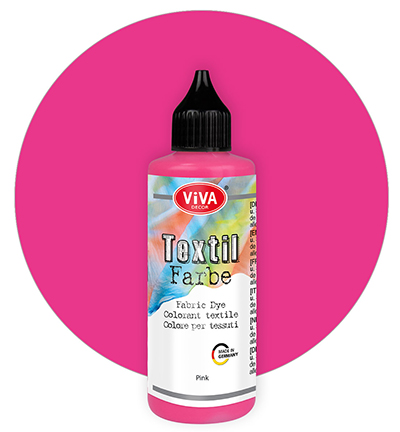 133040210 - ViVa Decor - Pink / rose - Peinture textile 90 ml