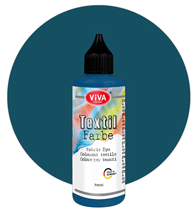 133070410 - ViVa Decor - Petrol/ petrole - Peinture textile 90 ml