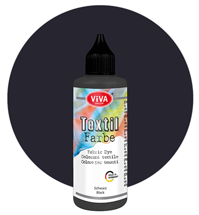 133080010 - ViVa Decor - Schwarz/ noir - Peinture textile 90 ml