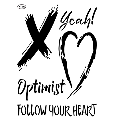 902207200 - ViVa Decor - Statement T-Shirts Elements - Pochoirs