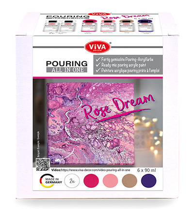 800306000 - ViVa Decor - Pouring Set, Rose Dream - Pouring sets