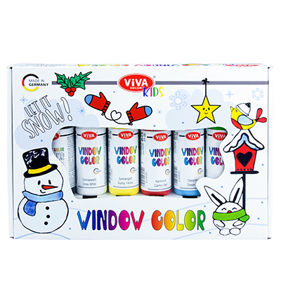 800303700 - ViVa Decor - Window Color Set Kids, Let It Snow - Viva Window Color Kids Set