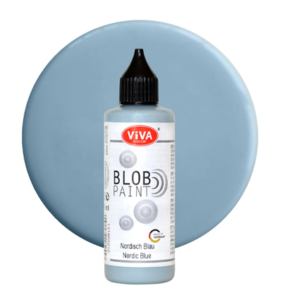 131960210 - ViVa Decor - Blob Paint, Nordisch Blau - 