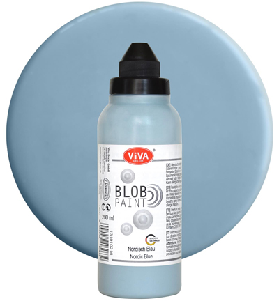 131960216 - ViVa Decor - Blob Paint, Nordisch Blau - 