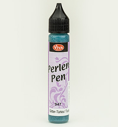 1162.947.01 - ViVa Decor - Glitter Turkis - Perlen Pen