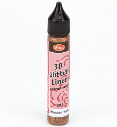 1200.202.01 - ViVa Decor - Bernstein - 3D-Glitter-Liner