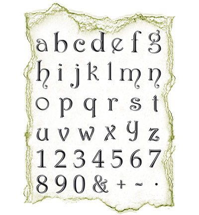 400304600 - ViVa Decor - Alphabet Petit - 