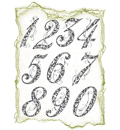 400304200 - ViVa Decor - Jubileum getallen - Alphabet, chiffres