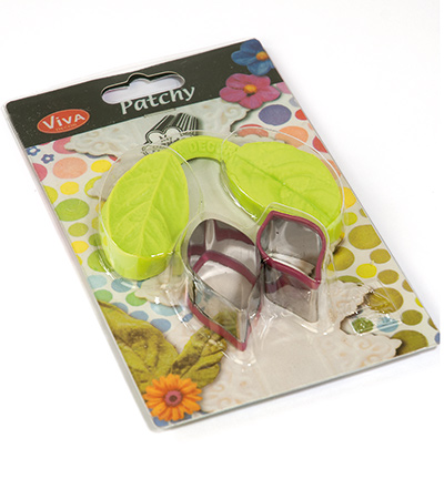 9302.030.00 - ViVa Decor - Patchy Blatt mit 2 Ausstanzer - Patchy