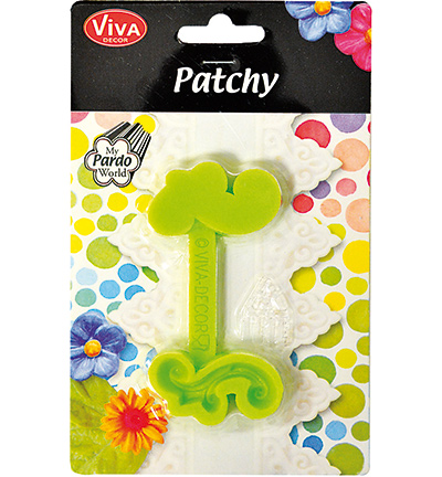 930204200 - ViVa Decor - Patchy Schnorkel klein ohne Stanzer - Pardo pate polymere