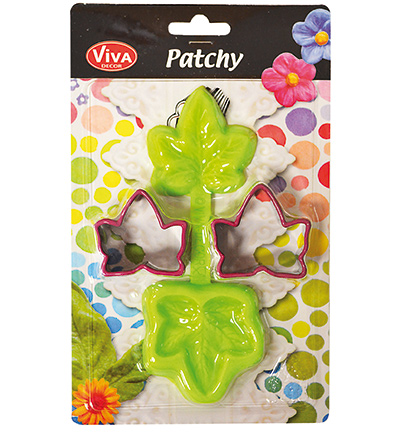 930203900 - ViVa Decor - Patchy Efeublatt mit 2 Ausstanzer - Patchy