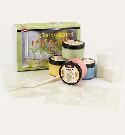800154048 - ViVa Decor - Fleurs Printemps - Kreativ-Creme Set