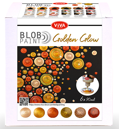 800305800 - ViVa Decor - Blob Paint set peinture Golden Glow - 