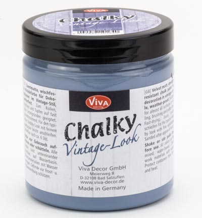 119660350 - ViVa Decor - Bleu fumée - Chalky Vintage-Look