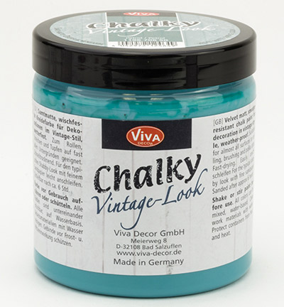 119670650 - ViVa Decor - Petrole - Chalky Vintage-Look 119670650 - ViVa Decor - Petrole - Chalky Vintage-Look