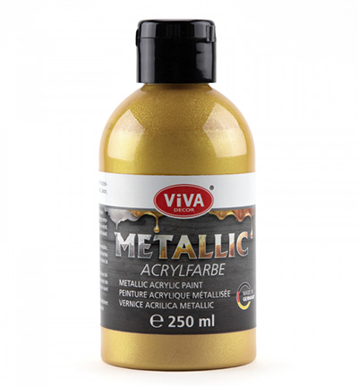 128090409 - ViVa Decor - Metallic Acrylfarbe, Champagner - 