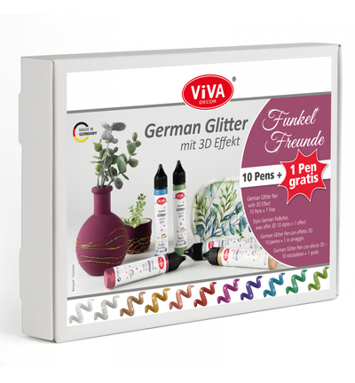 800314300 - ViVa Decor - German Glitter Set Funkelfreunde - 