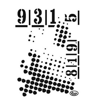 900274500 - ViVa Decor - Punkte & Zahlen - Alphabet