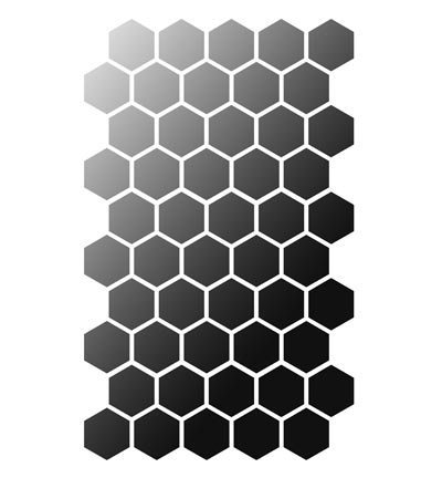 900281600 - ViVa Decor - Hexagon-Muster - Pochoirs