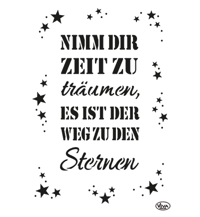 902205200 - ViVa Decor - Nimm Dir Zeit - Pochoirs