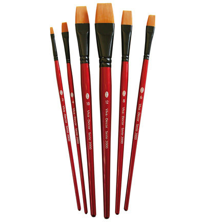 930015000 - ViVa Decor - Pinceau plat - Kit Pinceaux