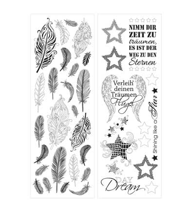 9303.071.00 - ViVa Decor - Federn und Sterne - Wassertransfers