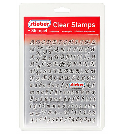 CS-838 - Stieber Stempeln - Decorative Font Alphabet - 