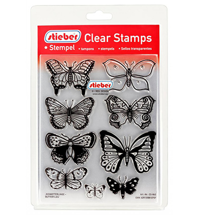 CS-842 - Stieber Stempeln - Butterflies - Animaux